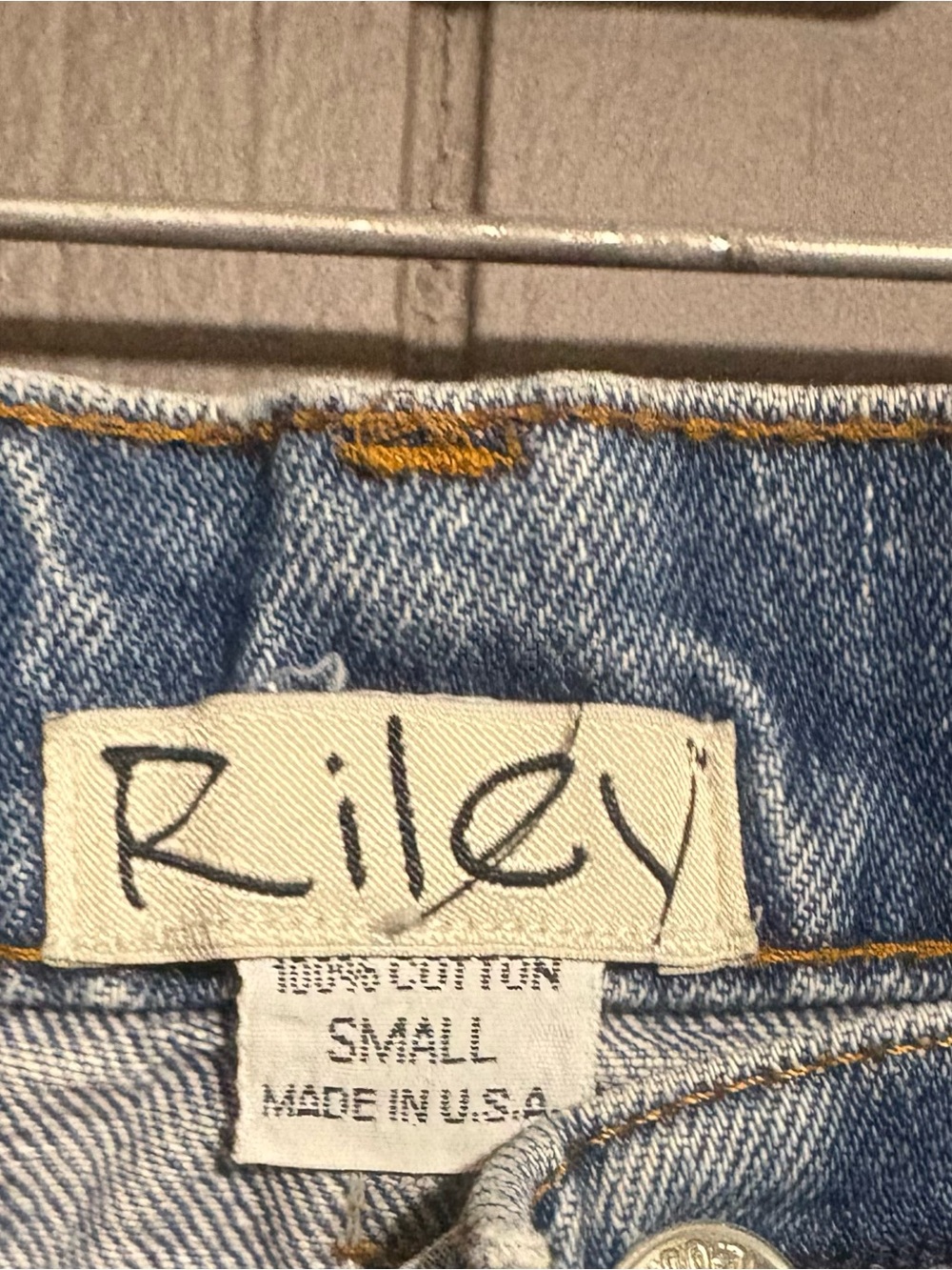 RILEY Blue Patchwork Jeans - Picture 6 of 6